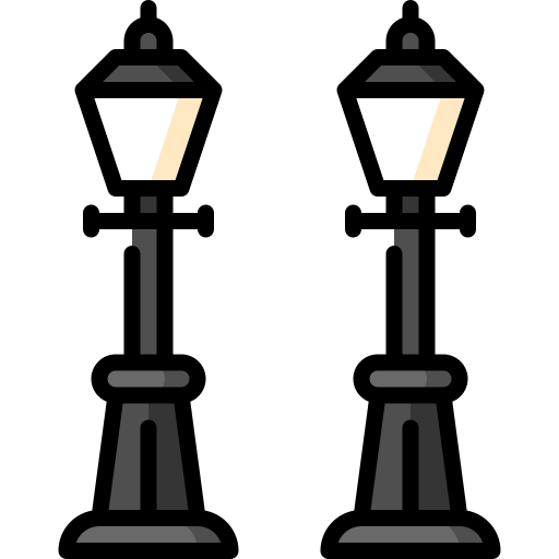 lampa uliczna Special Lineal color ikona