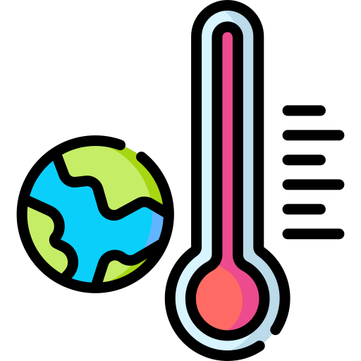 地球温暖化 Special Lineal color icon