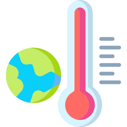il riscaldamento globale Special Flat icona