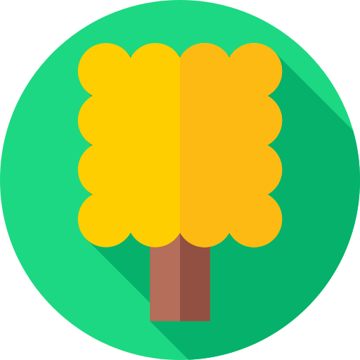 체리 나무 Flat Circular Flat icon