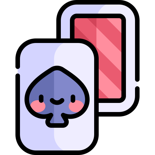 poker Kawaii Lineal color icon