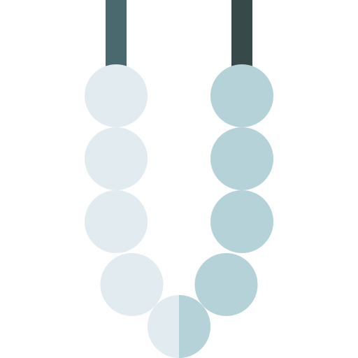 perles Basic Straight Flat Icône