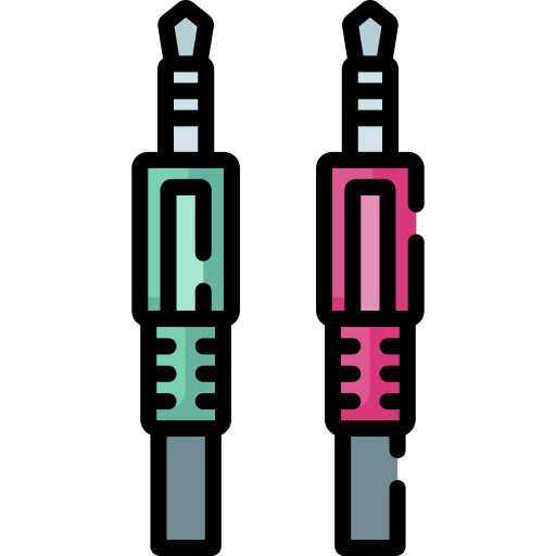 conector de audio Special Lineal color icono