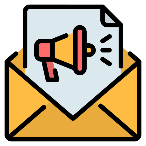Email marketing Generic Outline Color icon