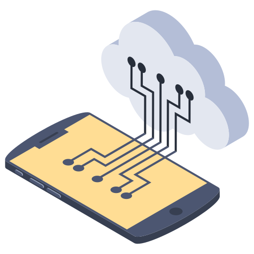 cloud-hosting Generic Isometric icoon