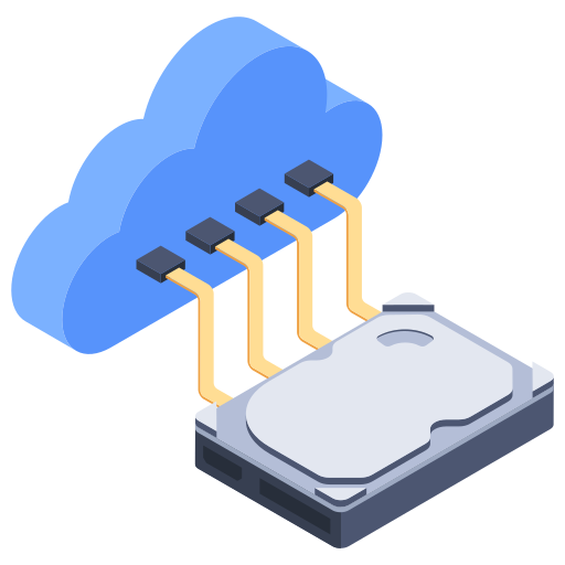 cloud-speicher Generic Isometric icon