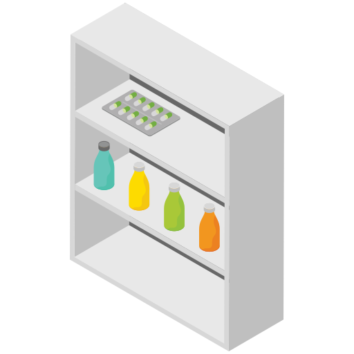 Medicine cabinet Generic Isometric icon