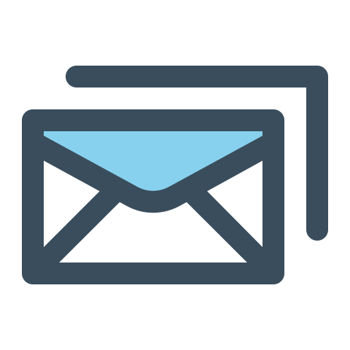 mails Generic Outline Color icon