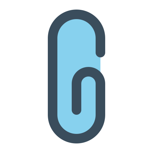 Attach Generic Outline Color icon