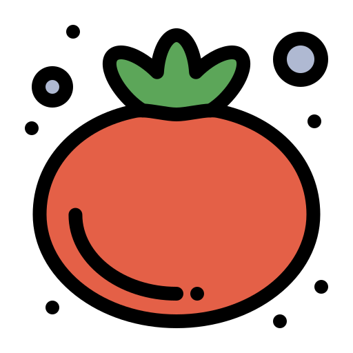 pomidor Flatart Icons Lineal Color ikona