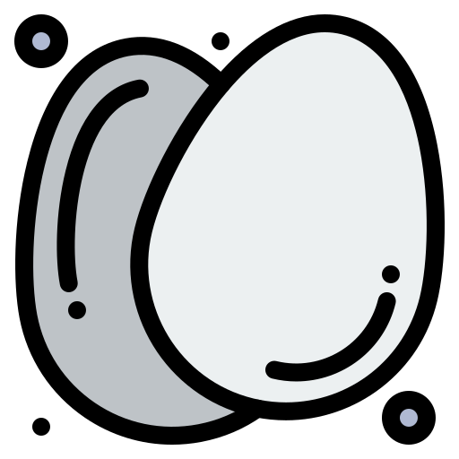 Egg Flatart Icons Lineal Color icon