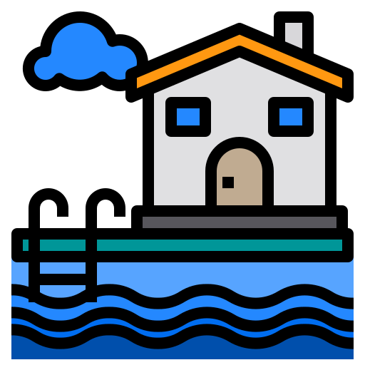 家 Payungkead Lineal Color icon