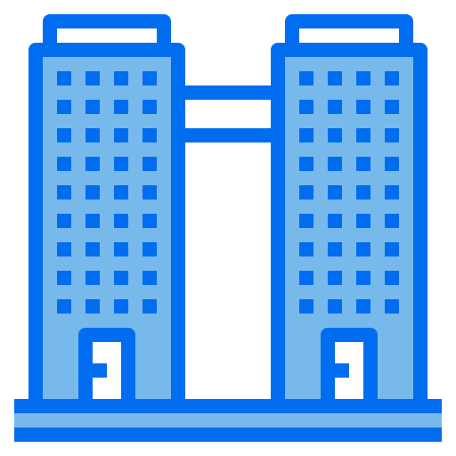 Buildings Payungkead Blue icon