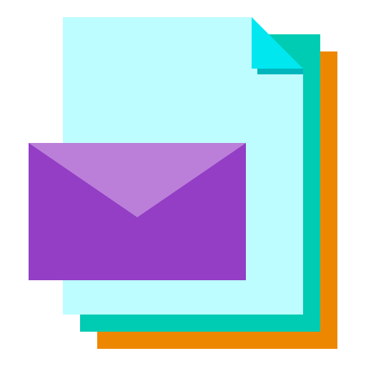 correo Payungkead Flat icono