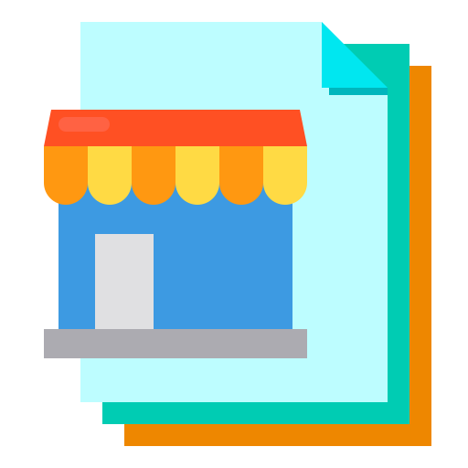 Shop Payungkead Flat icon