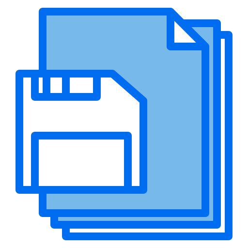 diskette Payungkead Blue icon