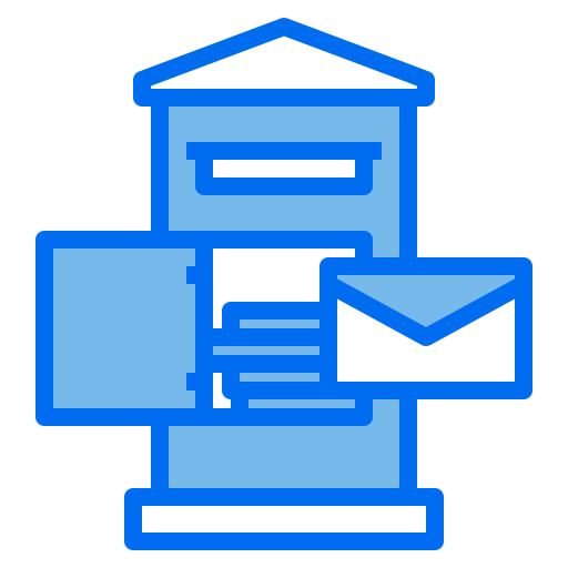 Postbox Payungkead Blue icon