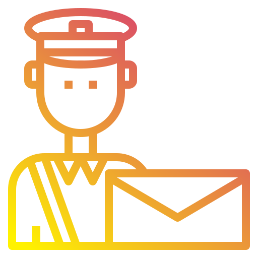 Postman Payungkead Gradient icon