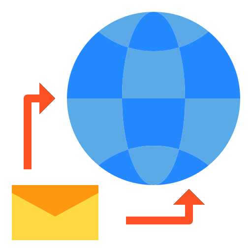 Mail Payungkead Flat icon