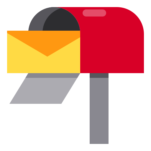 brievenbus Payungkead Flat icoon