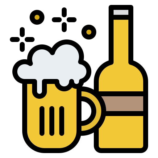 cerveza Iconixar Lineal Color icono