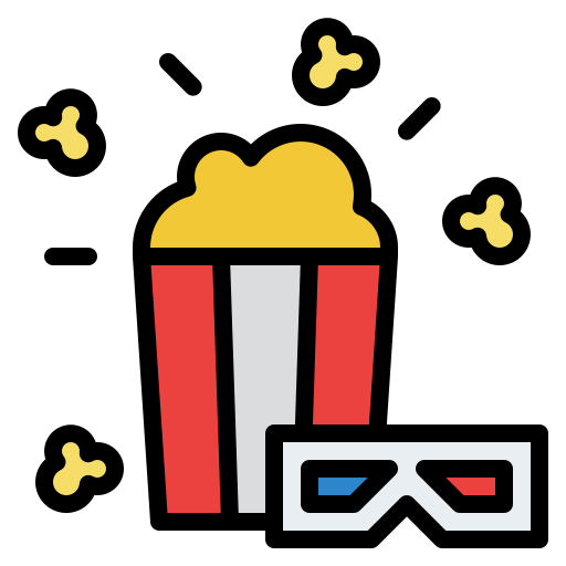 popcorn Iconixar Lineal Color icona