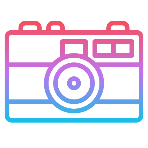 cámara Iconixar Gradient icono