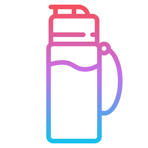 botella de agua Iconixar Gradient icono
