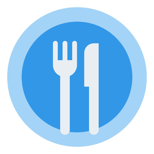레스토랑 Iconixar Flat icon