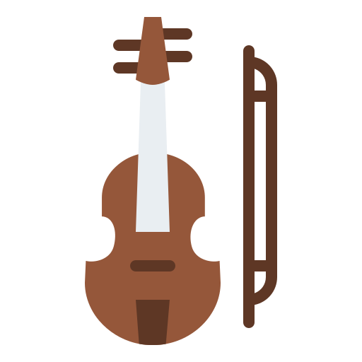 violino Iconixar Flat Ícone