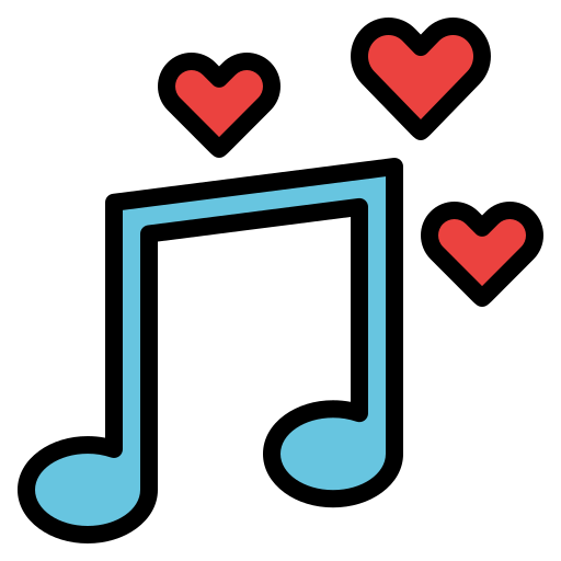 Music Iconixar Lineal Color icon