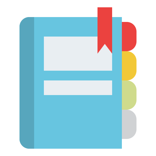 Notebook Iconixar Flat icon