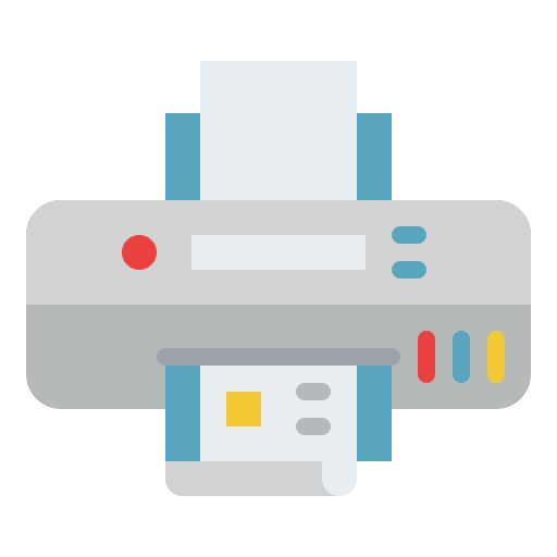 Printer Iconixar Flat icon