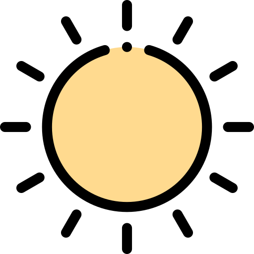 明け Detailed Rounded Lineal color icon