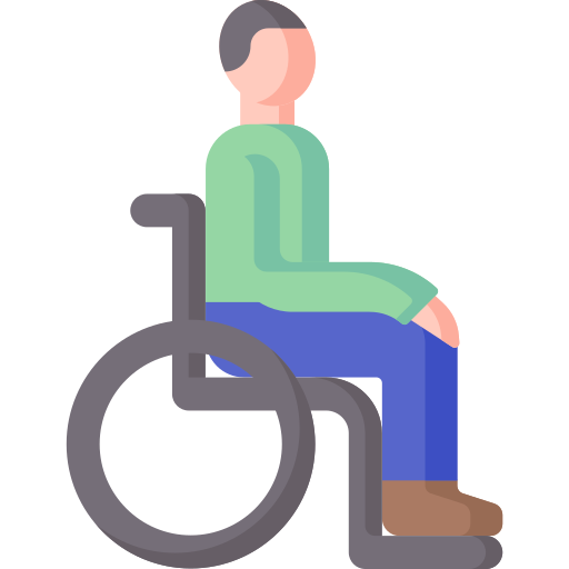 gehandicapt persoon Special Flat icoon