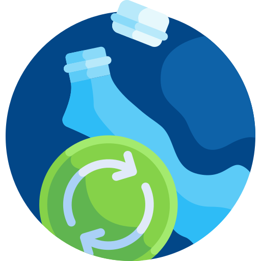 Plastic bottle Detailed Flat Circular Flat icon