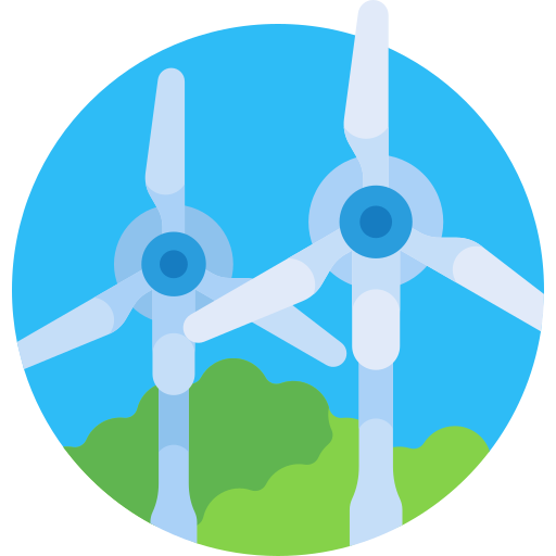 windmolen Detailed Flat Circular Flat icoon