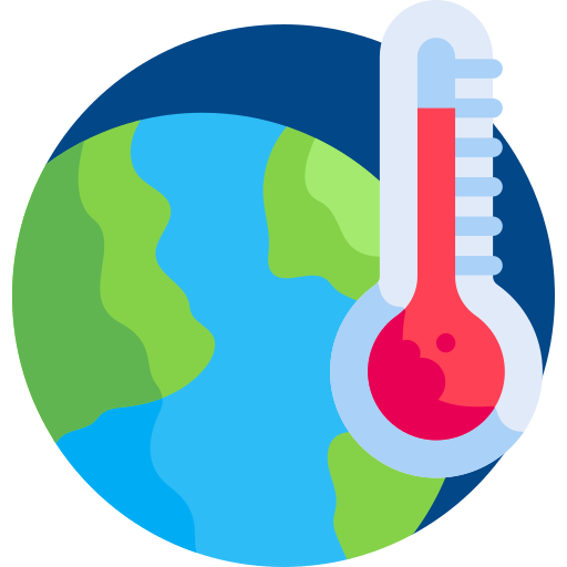 Глобальное потепление Detailed Flat Circular Flat иконка
