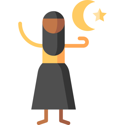 Muslim Puppet Characters Flat icon