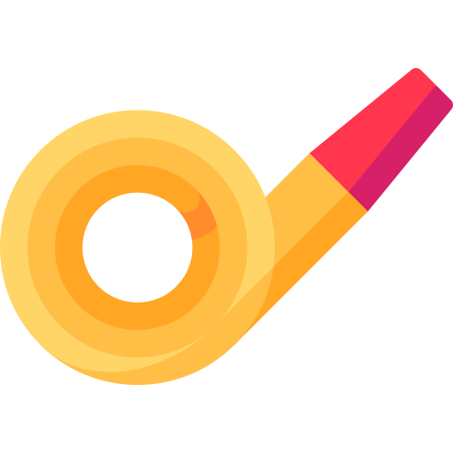 Party blower Special Flat icon