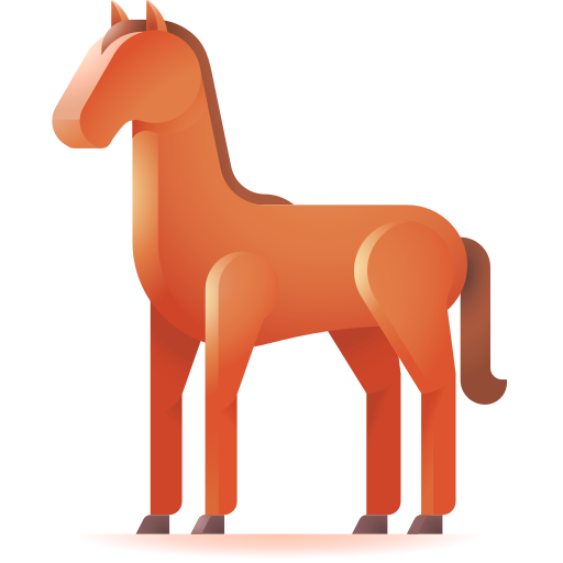 pferd 3D Color icon