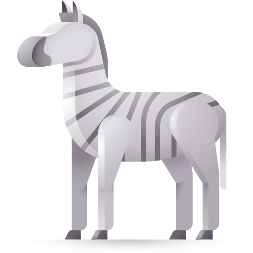 Zebra 3D Color icon