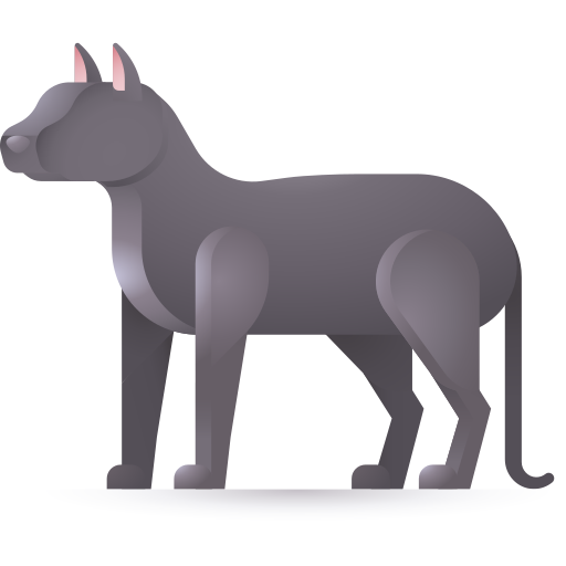 Cat 3D Color icon
