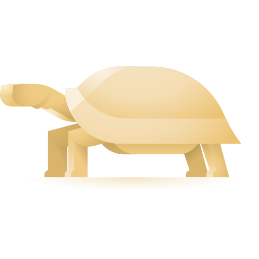 tortuga 3D Color icono