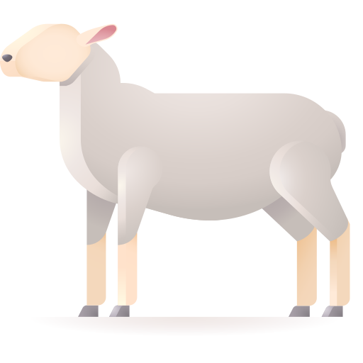 Sheep 3D Color icon