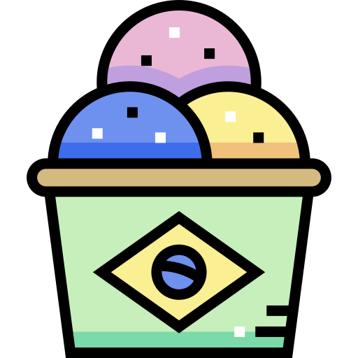 Ice cream Detailed Straight Lineal color icon