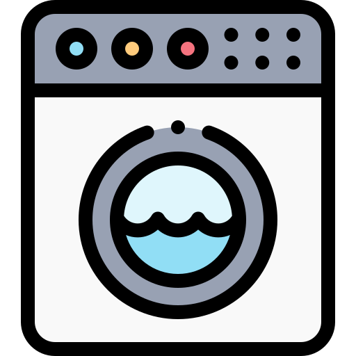 waschmaschine Detailed Rounded Lineal color icon