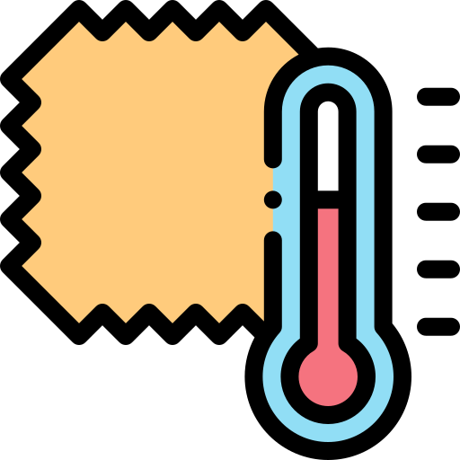 温度計 Detailed Rounded Lineal color icon