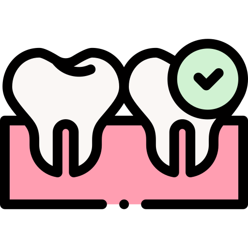 Dental checkup Detailed Rounded Lineal color icon