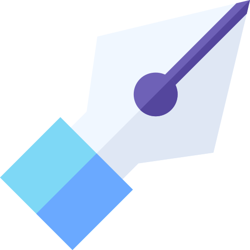 Pen tool Basic Straight Flat icon